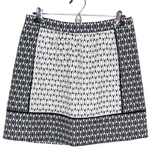 JCrew Textured Block Printed Mini Aline Skirt C28
